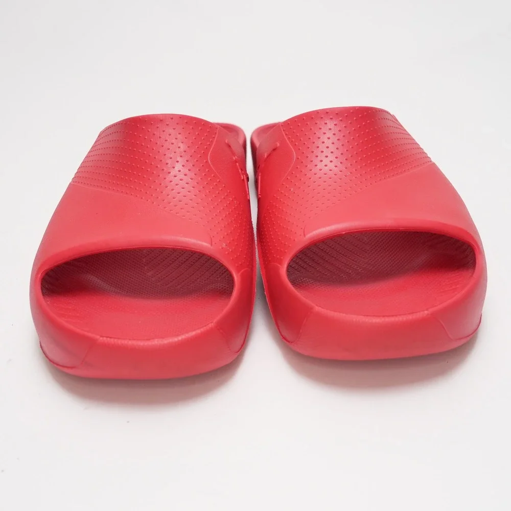 Jordan Red Slide Sandals Mens 11 Slip On Foam Pool Beach Casual